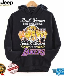 2023 Real Women Love Football Teams Smart Women Love The Lakers Signature Shirt