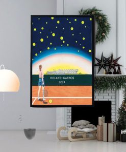 2023 Roland Garros Terre d’étoiles Poster Canvas