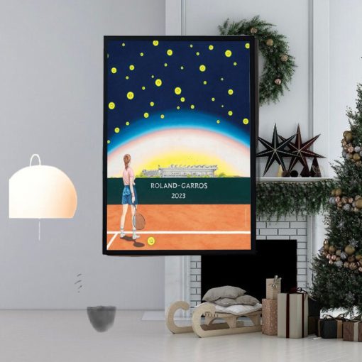 2023 Roland Garros Terre d’étoiles Poster Canvas