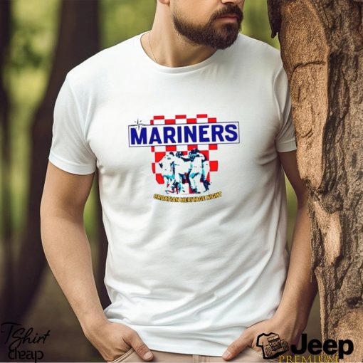 2023 SEATTLE MARINERS CROATIAN HERITAGE NIGHT T SHIRT