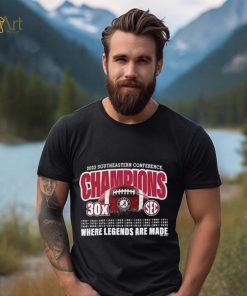 2023 SEC Champions Alabama 30X SEC Championships Where Legends Are Made Shirt