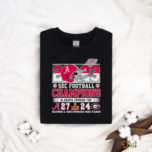 2023 SEC Football Champions Alabama Crimson Tide 27 24 Georgia Bulldogs Shirt
