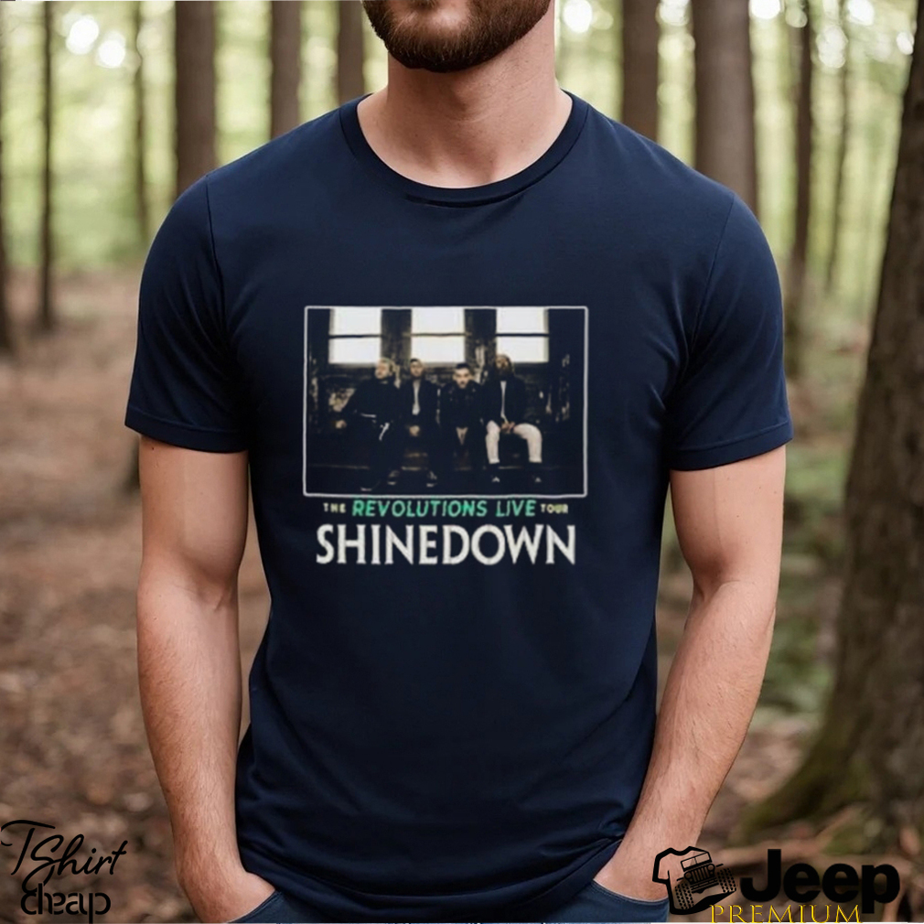Limited Shinedown Music Shirt, Merch Vintage Revolutions Live Tour 2023  Tickets Album Planet Zero Graphic Tee 90s Y2K Gi