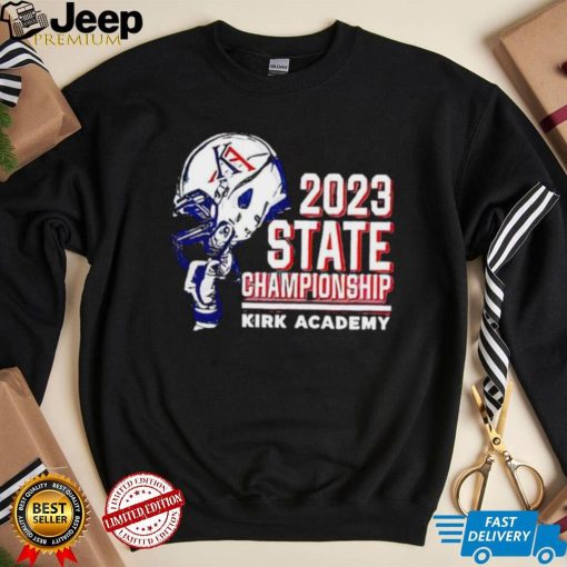 2023 State Championship Kirk Academy shirt