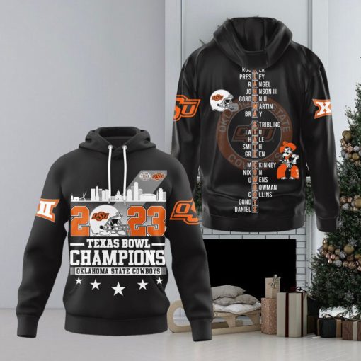 2023 Texas Bowl Champions Oklahoma State Cowboys Hoodie T Shirt