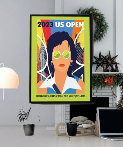 2023 US Open Celebrating 50 Years of Equal Prize Money Poster Canvas
