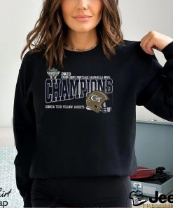 2023 Union Home Mortgage Gasparilla Bowl Champions Gasparilla Tech Yellow Jackets Shirt