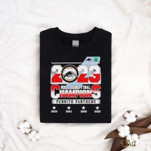 2023 nrl grand final champions penrith panthers logo shirt