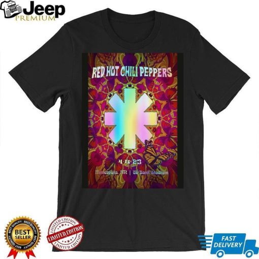 2023 red hot chilI peppers minneapolis mn poster 2023 logoshirt