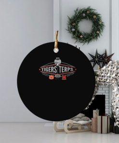 2023 transperfect music city bowl maryland terrapins vs auburn tigers matchup ornament Circle