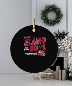 2023 valero alamo bowl san antonio oklahoma sooners helmet ornament Circle