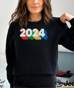 2024 Colorful Happy New Year shirt