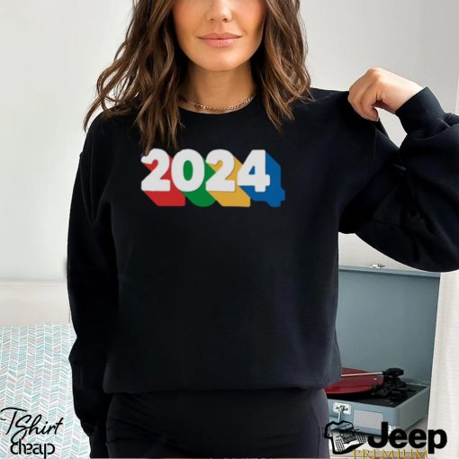 2024 Colorful Happy New Year shirt