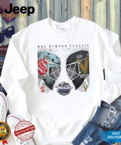 2024 NHL Winter Classic Seattle Kraken vs. Vegas Golden Knights ice hockey helmet logo shirt