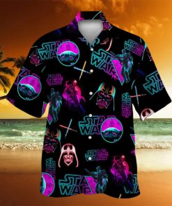 Neon Star Wars Hawaiian Shirt