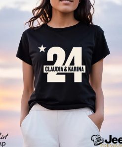 24 Claudia And Karina Logo Shirt