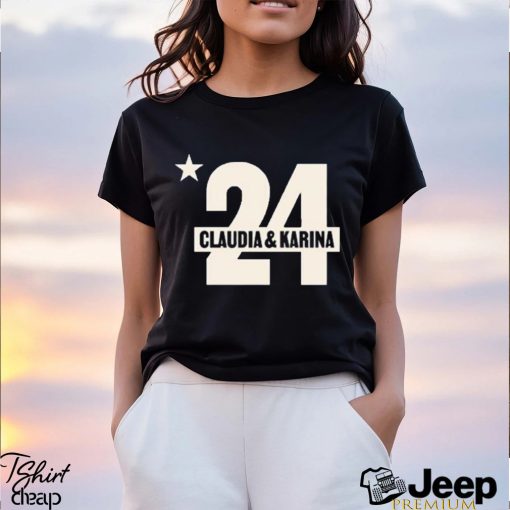 24 Claudia And Karina Logo Shirt