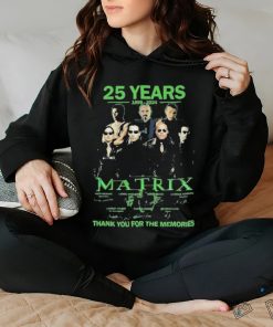 25 Years 1999 – 2024 The Matrix Thank You For The Memories Signatures shirt