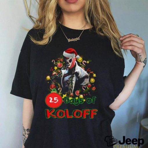 25 days of koloff vladdy claus t shirt