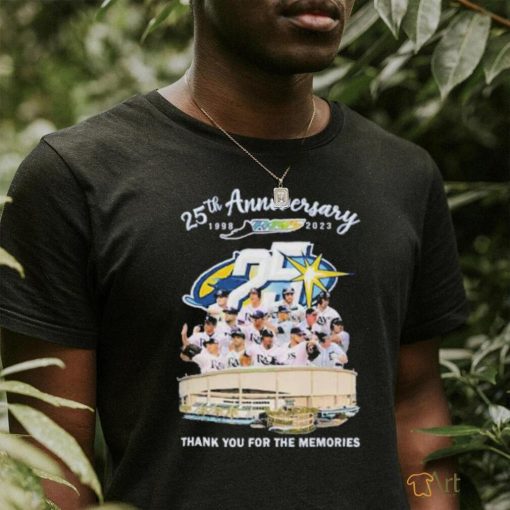 25th Anniversary 1998 – 2023 Rays Thank You For The Memories T Shirt