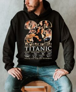 26 Years Of Titanic 1997 2023 Thank You For The Memories Signatures Shirt