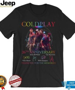 26th Anniversary With Signs tshirt