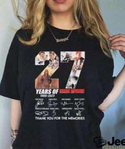 27 Years Of 1966 – 2023 Mission Impossible Thank You For The Memories T Shirt