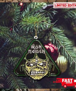 2D Aces High Triangle Iron Maiden New Autumn Merch Store World Tour Christmas Tree Decorations Ornament