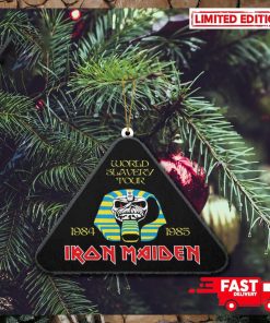 2D Iron Maiden World Slavery Tour 1984 1985 New Autumn Merch Store Christmas Gift 2023 Holiday Ornament