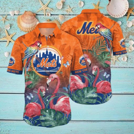 New York Mets MLB Flower Hawaiian Shirt Unique Gift For Men Women Fans