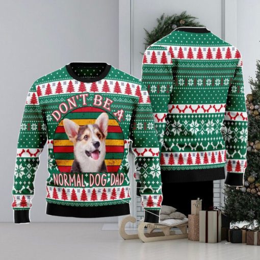 Welsh Corgi Dog Dad Ugly Christmas Sweater Christmas Noel Gift