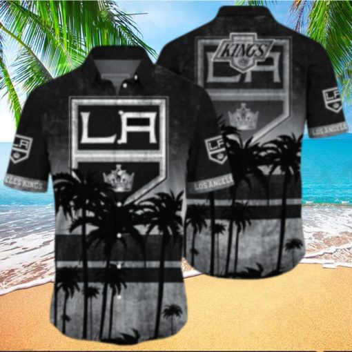 Los Angeles Kings NHL Logo Coconut Tropical Hawaiian Shirt Beach Gift For Fans