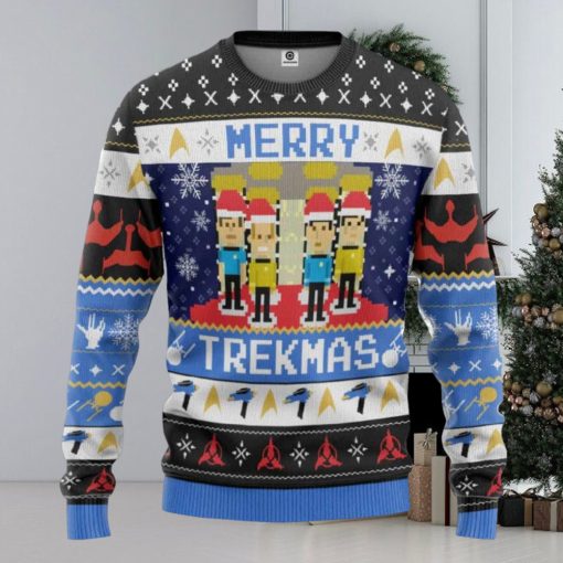 Merry Trekmas Ugly Christmas Sweater