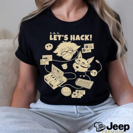 3 2 1 Let’s hack game shirt