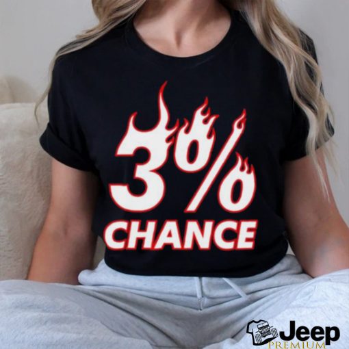 3% chance shirt