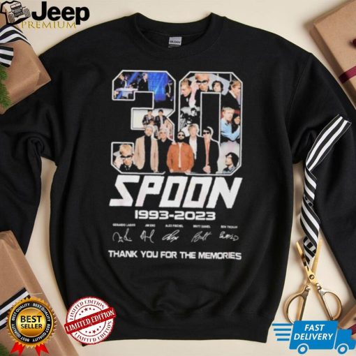 30 Years Of 1993   2023 Spoon Thank You For The Memories Shirt