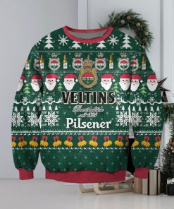 3D All Over Print Veltins Pilsener Beer Ugly Christmas Sweater Perfect Holiday Gift