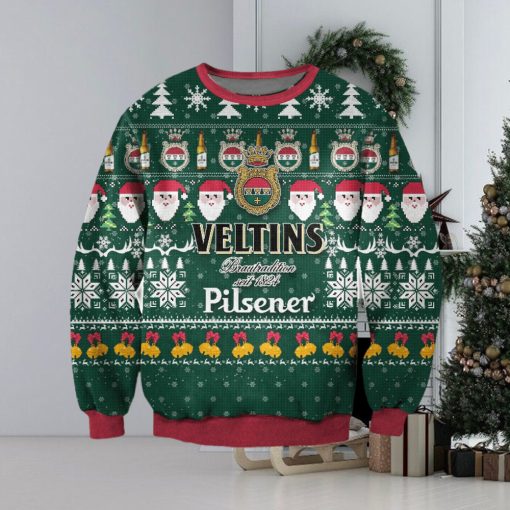 3D All Over Print Veltins Pilsener Beer Ugly Christmas Sweater Perfect Holiday Gift