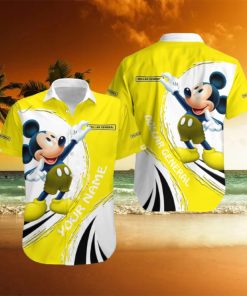 3D All Over Printed Dollar General Mickey Short Sleeve Summer Gift Hawaiian Shirt Custom Name