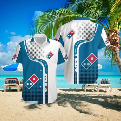 3D All Over Printed Domino’s Pizza Unique Hawaiian Shirt Best Summer Gift Custom Name