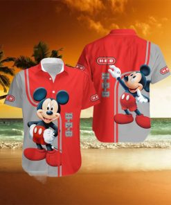 Atlanta Braves Minnie Mouse Hawaii Shirt Summer Button Up Shirt