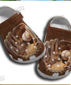 3D Baseball Ball And Gloves Player Crocs For Batter