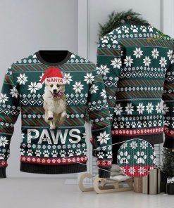 3D Cardigan Welsh Corgi Santa Printed Paws Christmas Funny Ugly Sweater