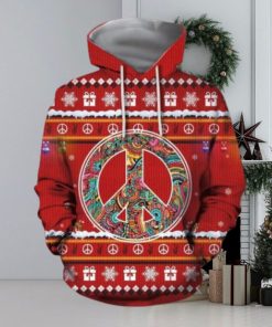 3D Christmas Hippie Hoodie 3D All Over Print