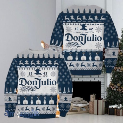 3D Don Julio Tequila Reservade 1942 Ugly Sweater Christmas Style Gift For Men And Women