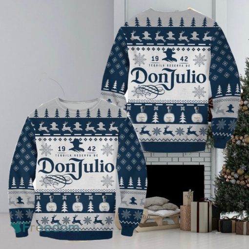 3D Don Julio Tequila Reservade 1942 Ugly Sweater Christmas