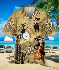 3D Hawaiian Shirt For Cat Lovers Showcasing Unique Print