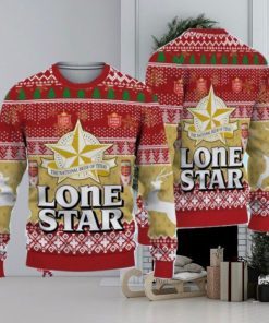 3D Lone Star Ugly Sweater Beer Drinking Christmas