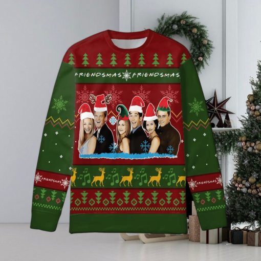 3D Print Friends Ugly Christmas Sweater Christmas Gift For Men And Women