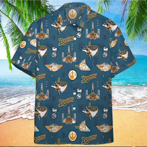 3D Star Wars Badge Custom Hawaiian Shirt